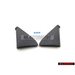 Original VW SET Door Mirror Cover Trim Cap Left & Right Inner w/clips - Golf MK2