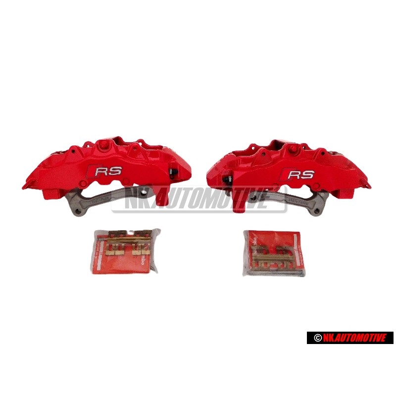 Original Audi Front Brake Calipers Set Left & Right Pair – RS3/TTRS