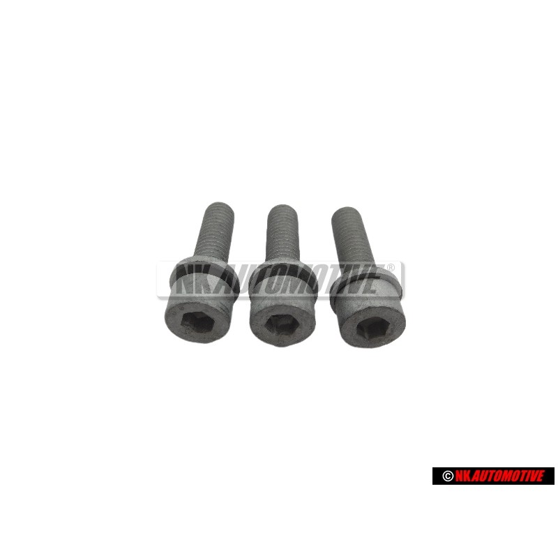 3x Original VW Socket Head Bolt With Hexagon Socket Head - N 90355902