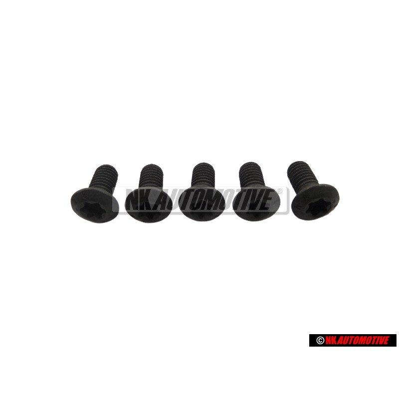 5x Original VW Hex Socket Countersunk Bolt - N 10119301