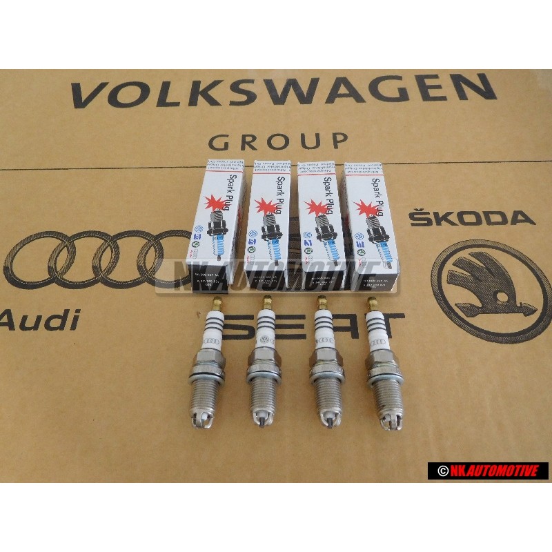 4x Original VW Spark Plug 'Longlife' - 101000004AA