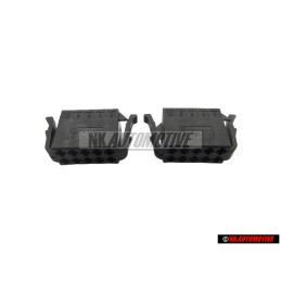 2x Original VW Flat Contact Housing With Contact Locking Mechanism - 191972725