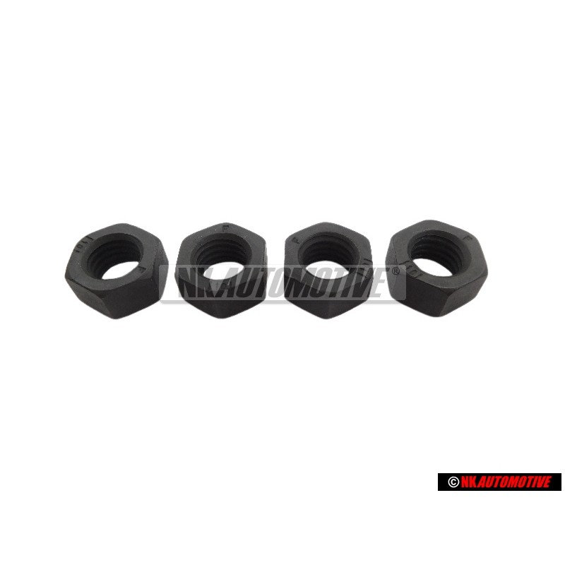 4x Original VW Hexagon Nut - N 0111331