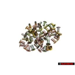 50x Original VW Rivet - N 0136331