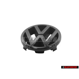 Original VW Front Grill Badge Emblem Black - 251853601A