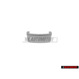 Original VW Blank Chrome Steering Wheel Badge Emblem - 1Q0419685C 3Q7