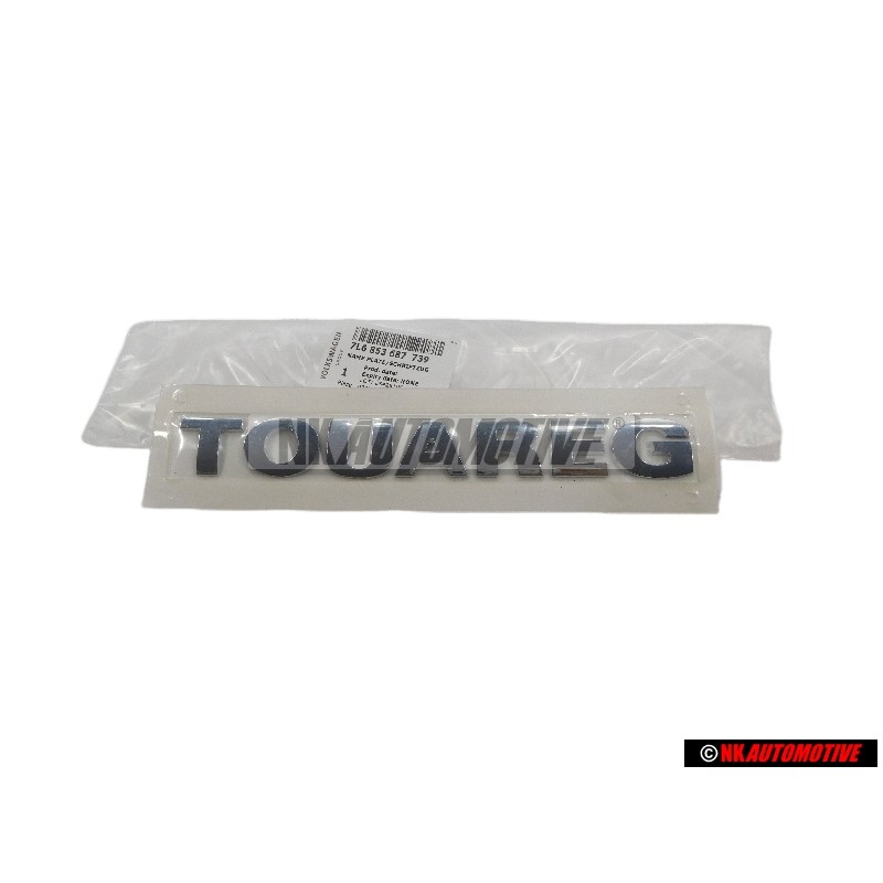 Original VW TOUAREG Rear Trunk Boot Badge Emblem - 7L6853687 739