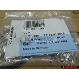 Original VW Tailgate Operating Pull Rod Locking Pin Clip - 191837199