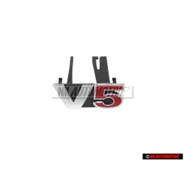 Original VW V5 Front Grill badge Chrome Red - 1J5853679D GQF