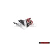 Original VW V5 Front Grill badge Chrome Red - 1J5853679D GQF
