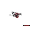Original VW V5 Front Grill badge Chrome Red - 1J5853679D GQF