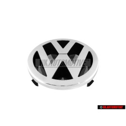 Original VW Front Grill Badge Emblem Chrome - 1J5853601 ULM