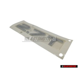 Original Audi 2.7T Rear Trunk Boot Badge Emblem Chrome - 4B0853743R 2ZZ