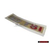 Original VW 2.0 TSI Rear Boot Badge Emblem Chrome Red - 5N0853675D GQF