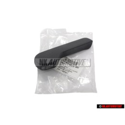 Original VW Bonnet Lid Lock Cable Grip Handle Satin Black RHD - 1J2823533C 9B9