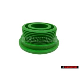 Original VW Transmission Sealing Plug Green Color - 020301129D