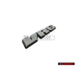 Original VW VR6 Rear Boot Badge Emblem Chrome - 3A0853675 Z10