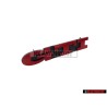 Original VW GTI Front Grill Badge Emblem Red - 1H6853679E QN5