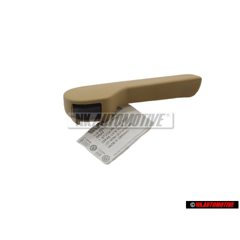 Original VW Bonnet Lid Lock Cable Grip Handle Pure Beige - 1J2823533C 7G8