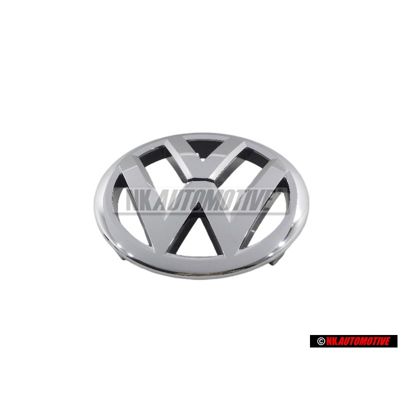 Original VW Front Grill Badge Emblem Chrome - 1T0853601E ULM