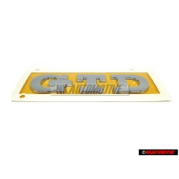 Original VW GTD Rear Boot Badge Emblem Chrome - 5G0853675R 2ZZ