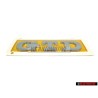 Original VW GTD Rear Boot Badge Emblem Chrome - 5G0853675R 2ZZ