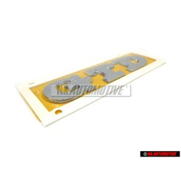 Original VW GTD Rear Boot Badge Emblem Chrome - 5G0853675R 2ZZ