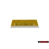 Original VW GTD Rear Boot Badge Emblem Chrome - 5G0853675R 2ZZ