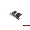 Original Audi QUATTRO Front Grill Badge Emblem Chrome - 8N0853736A 2ZZ
