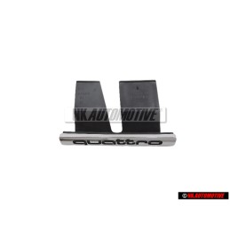 Original Audi QUATTRO Front Grill Badge Emblem Chrome - 8N0853736A 2ZZ