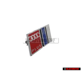 Original Audi S6 PLUS Front Grill Badge Emblem Chrome Blue Red - 4A5853736D 2ZZ