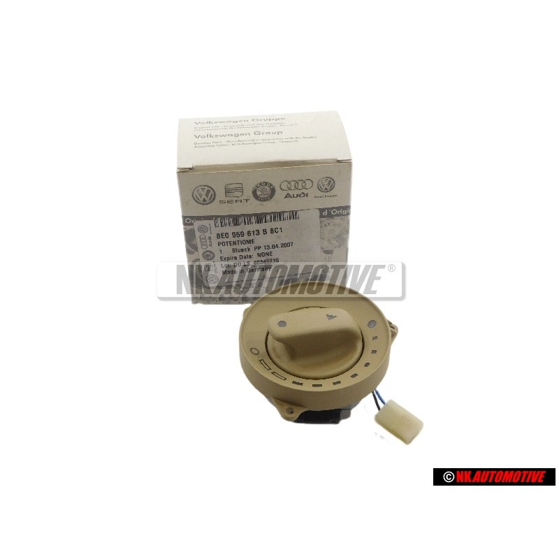 Original Audi Potentiometer Torrone Beige - 8E0959613B 8C1