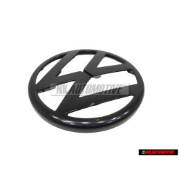 Original VW Front Grill Badge Emblem Black - 1J0853601A 041