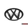 Original VW Front Grill Badge Emblem Black - 1J0853601A 041