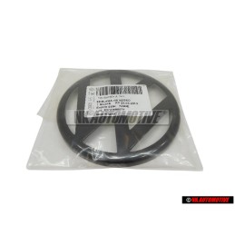 Original VW Front Grill Badge Emblem Black - 1J0853601A 041