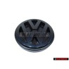 Original VW Rear Boot Trunk Badge Emblem Black 1989-1992 - 191853601J XZ1