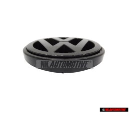 Original VW Rear Boot Trunk Badge Emblem Black 1989-1992 - 191853601J XZ1