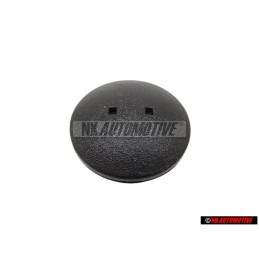 Original VW Carpet Flooring Press Stud Satin Black - N 9009360101C