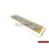 Original VW Golf MK5 R32 Rear Boot Badge Chrome Self Adhesive - 1K0853675P 739