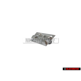 Original VW R32 Steering Wheel Badge Emblem Chrome - 1J0419685