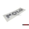 Original VW POLO Rear Trunk Boot Badge Emblem Chrome - 6N0853687H 739