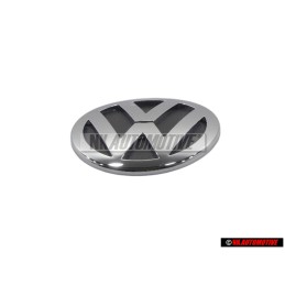 Original VW Rear Trunk Boot Badge Emblem Chrome - 6Q0853630A ULM