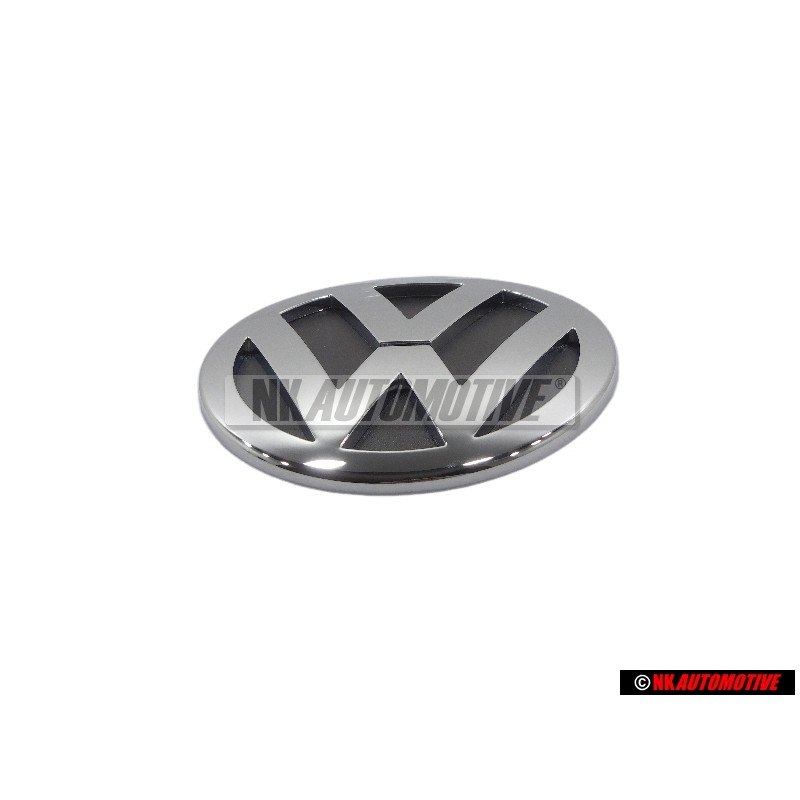 Original VW Rear Trunk Boot Badge Emblem Chrome - 6Q0853630A ULM