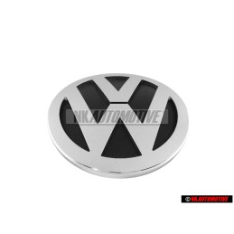 Original VW Rear Trunk Boot Badge Emblem Chrome - 6Q0853630A ULM