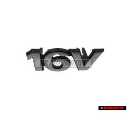 Original VW 16V Front Grill Badge Emblem Chrome - 6N0853679 Z10