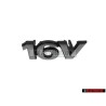 Original VW 16V Front Grill Badge Emblem Chrome - 6N0853679 Z10