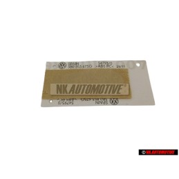 Original VW SDI Rear Trunk Boot Badge Emblem Chrome - 3B0853675G 739