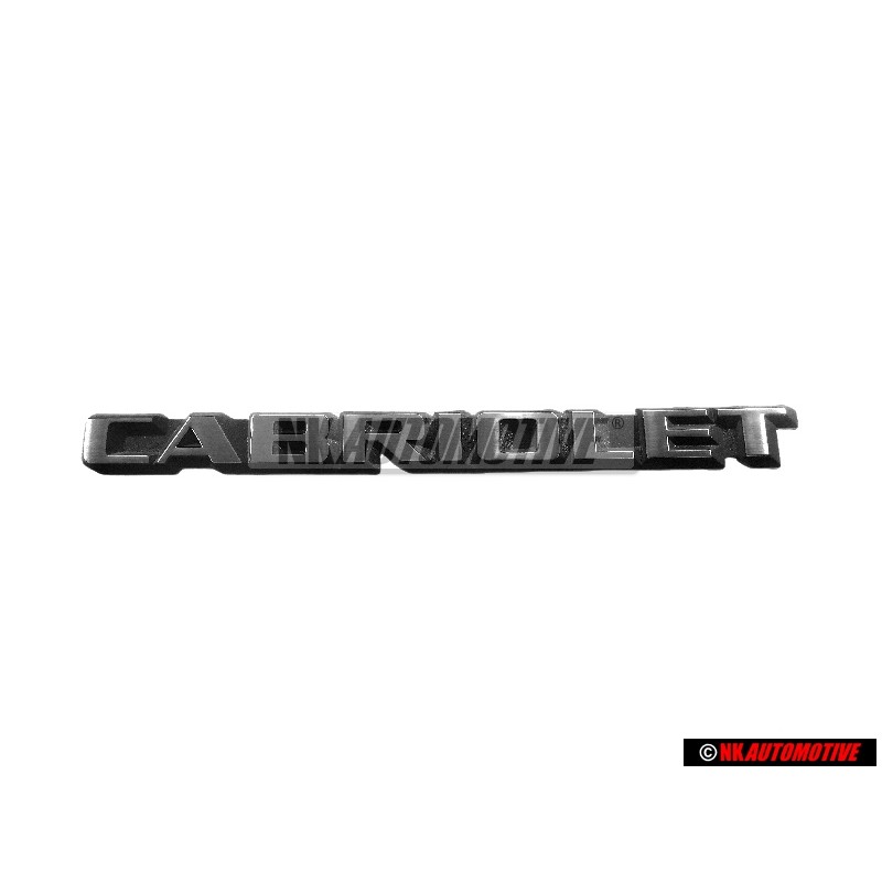 Original VW CABRIOLET Rear Trunk Boot Badge Emblem US Spec - 155853687B GX2