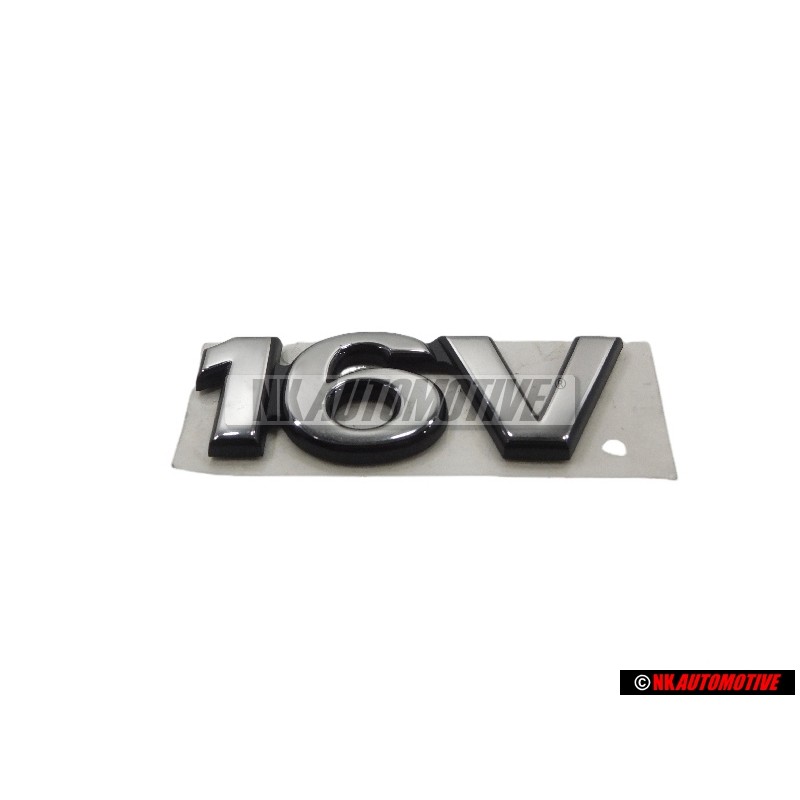 Original VW 16V Rear Trunk Boot Badge Emblem Chrome - 7M0853675C Z10