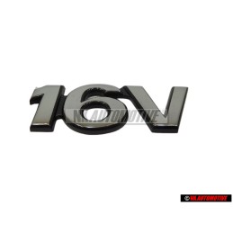 Original VW 16V Rear Trunk Boot Badge Emblem Chrome - 7M0853675C Z10